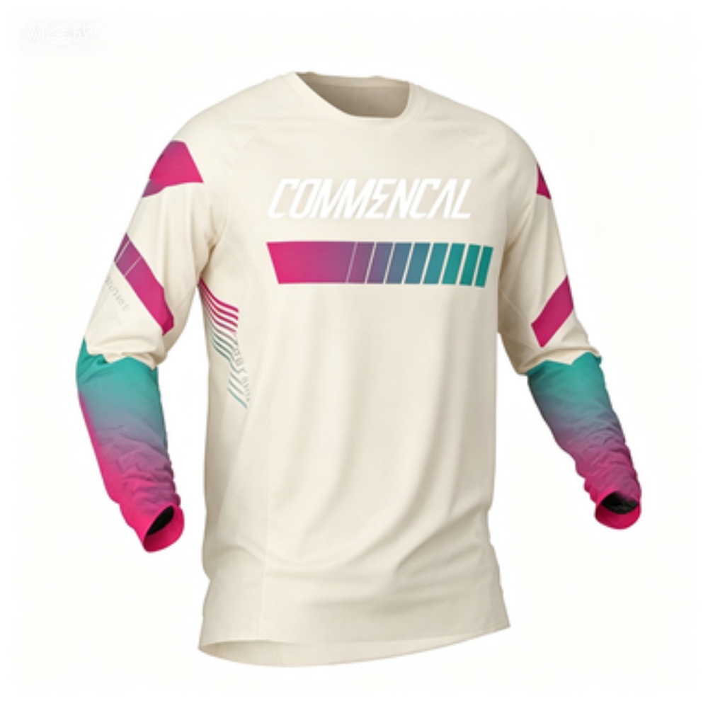 Outdoor Sportswear - قميص رياضي بأكمام طويلة مع طباعة
