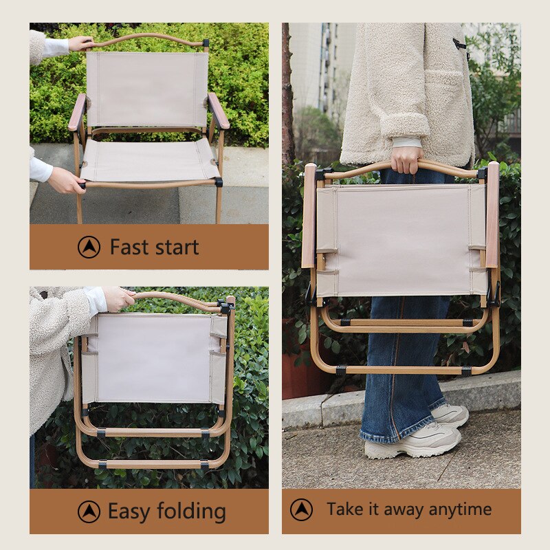 كرسي قابل للطي من خشب سبائك ال - مراجعة Outdoor Sport Chairs وسعره