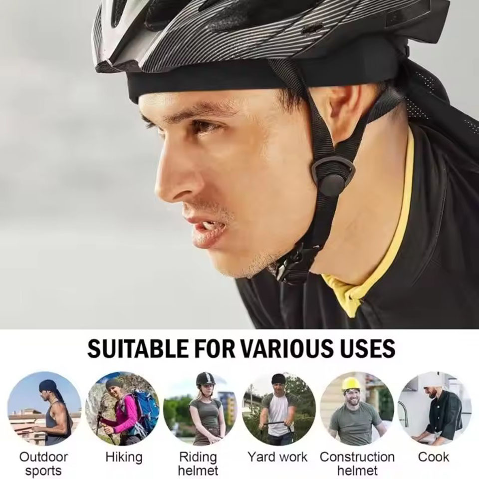 ربطة رأس للدراجات الهوائية ماص - مراجعة Outdoor Sport Hat وسعره