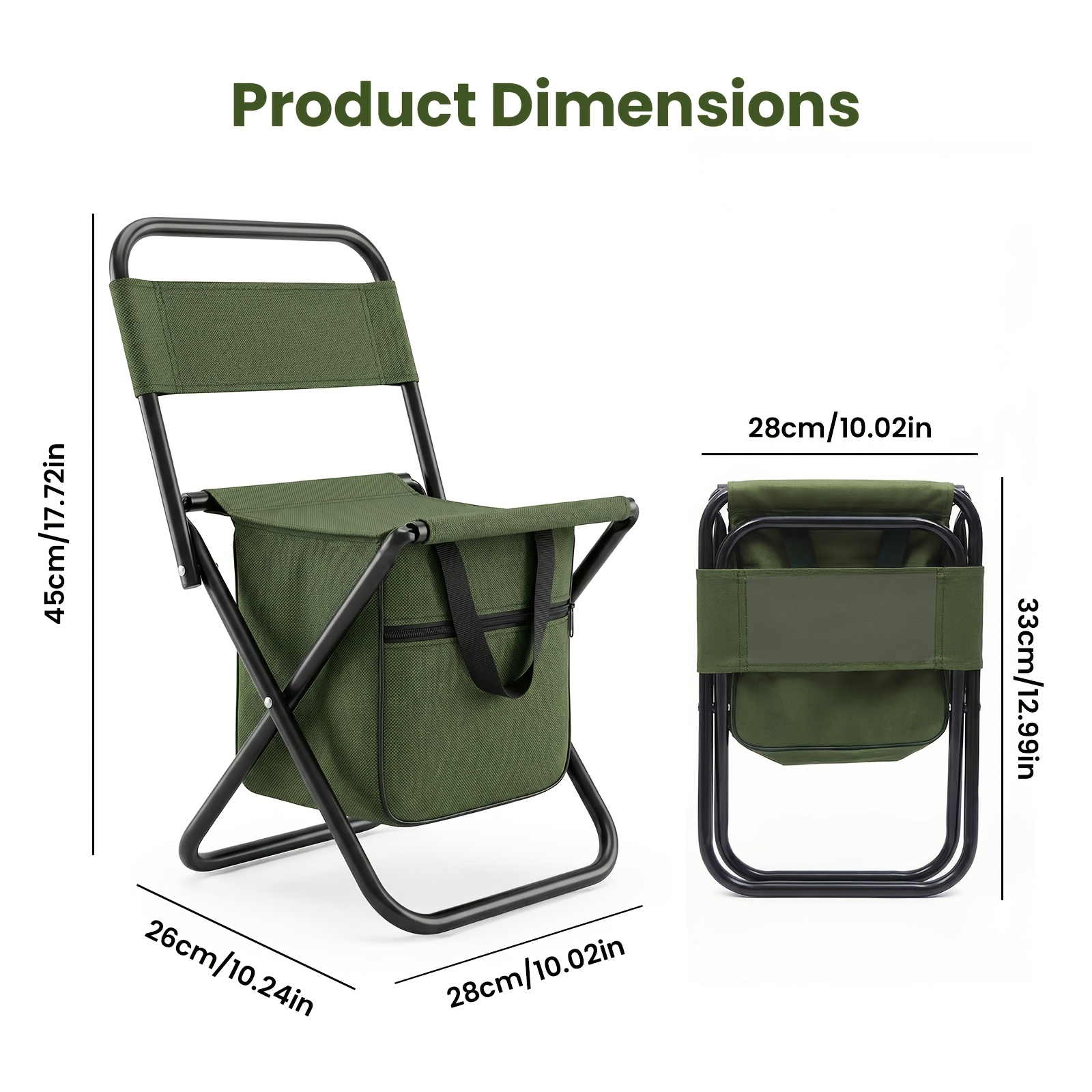 كرسي تخييم 2 في 1 مع حقيبة كبي - مراجعة Outdoor Sport Chairs وسعره