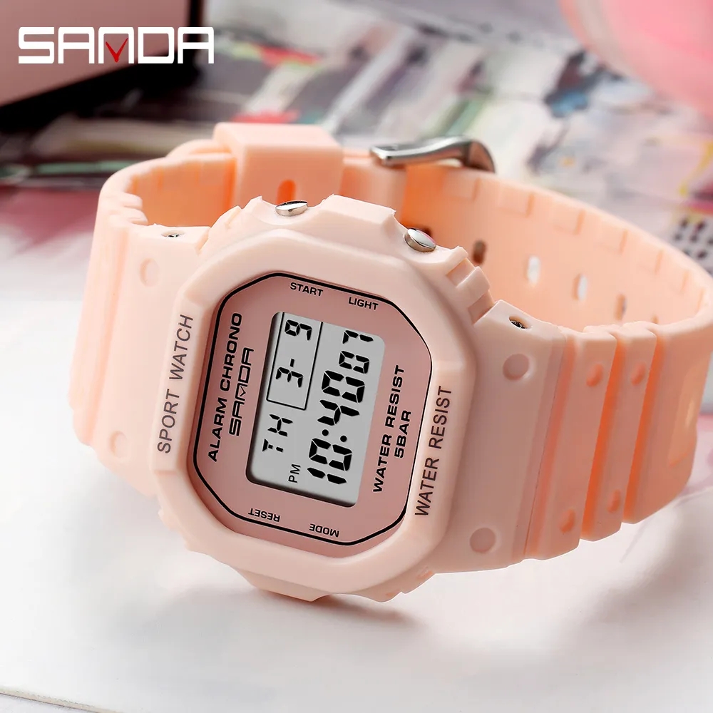 Sanda ساعة يد رياضية نسائية ،  - مراجعة Outdoor Sport Watch وسعره