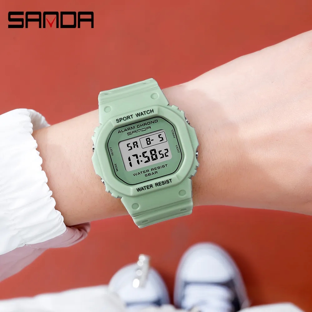 Sanda ساعة يد رياضية نسائية ،  - مراجعة Outdoor Sport Watch وسعره