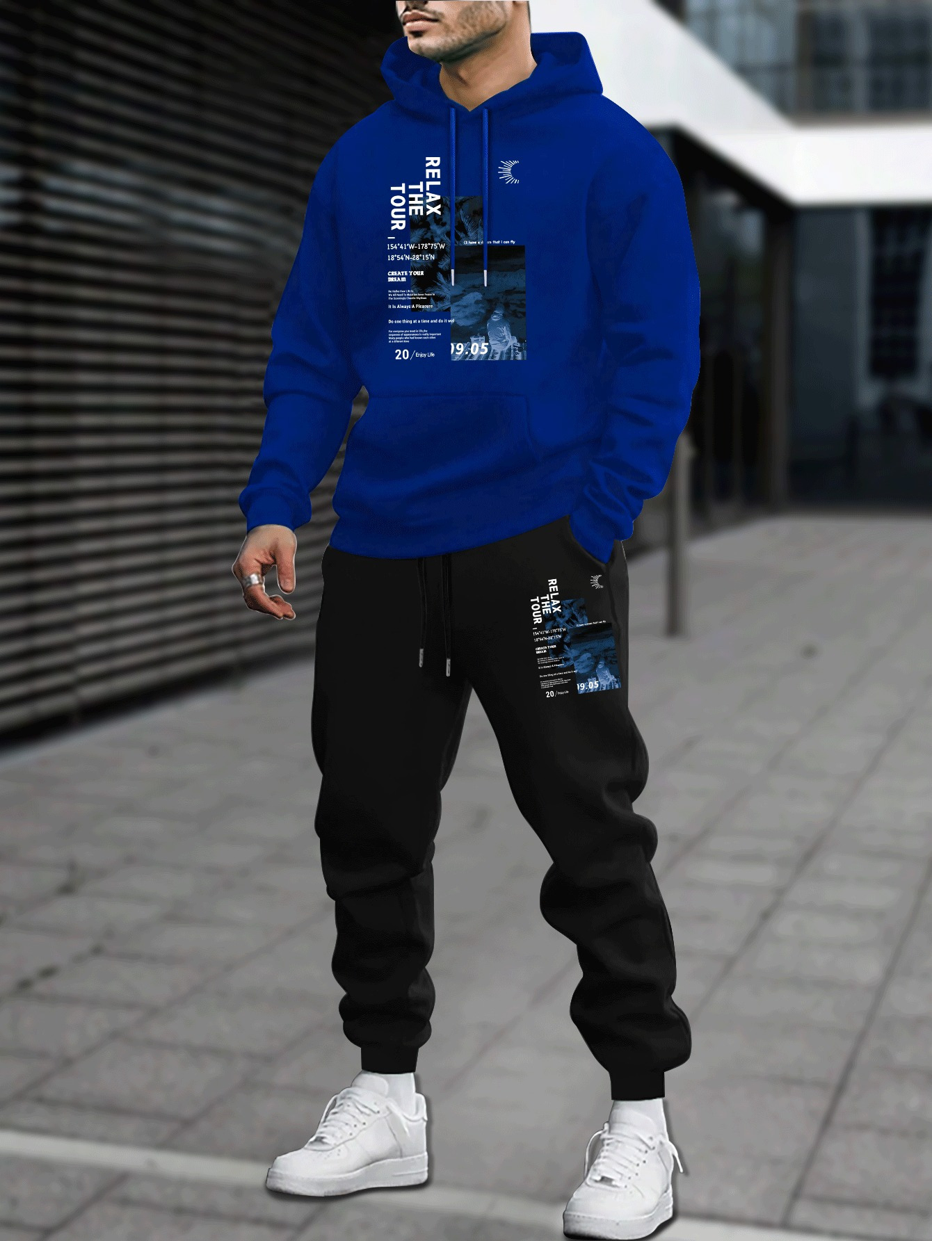 طقم رياضي رجالي من قطعتين للخر - مراجعة Outdoor Sport Hoodie وسعره
